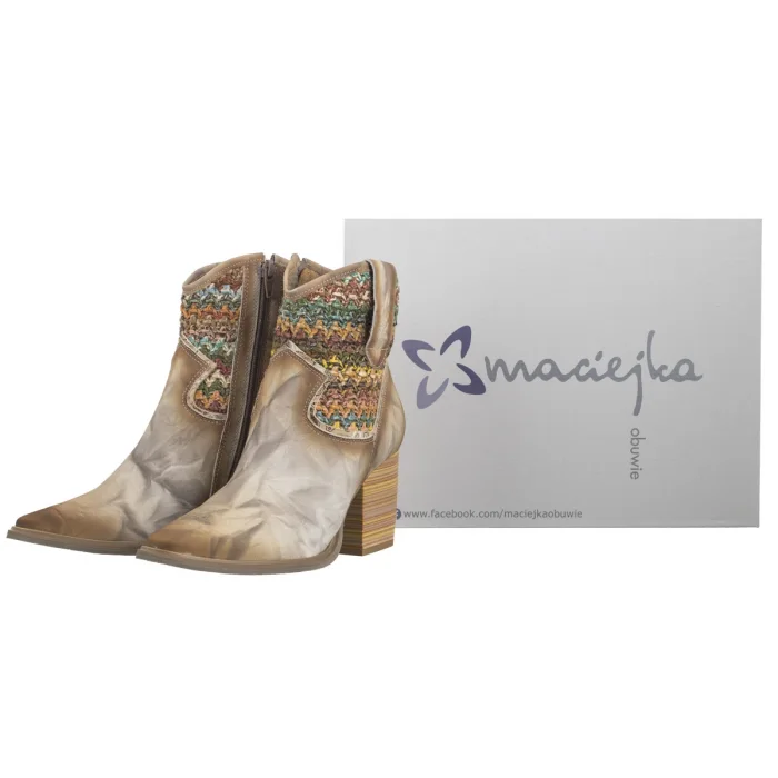 Kowbojki Maciejka Rude 06810-29/00-1 – zdjęcie 8