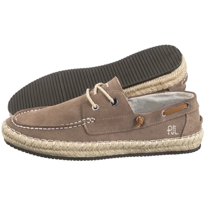 Mokasyny Pepe Jeans Tourist Deck Dark Stone Beige PMS10335 860 – zdjęcie 1