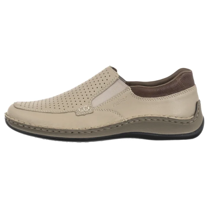 Mokasyny Rieker Beżowe 05293-60 Beige – zdjęcie 2
