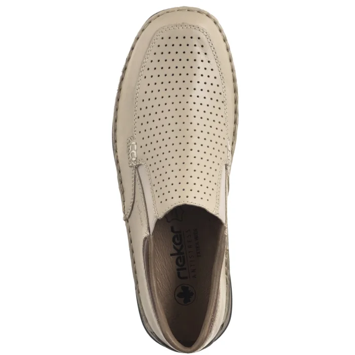 Mokasyny Rieker Beżowe 05293-60 Beige – zdjęcie 6