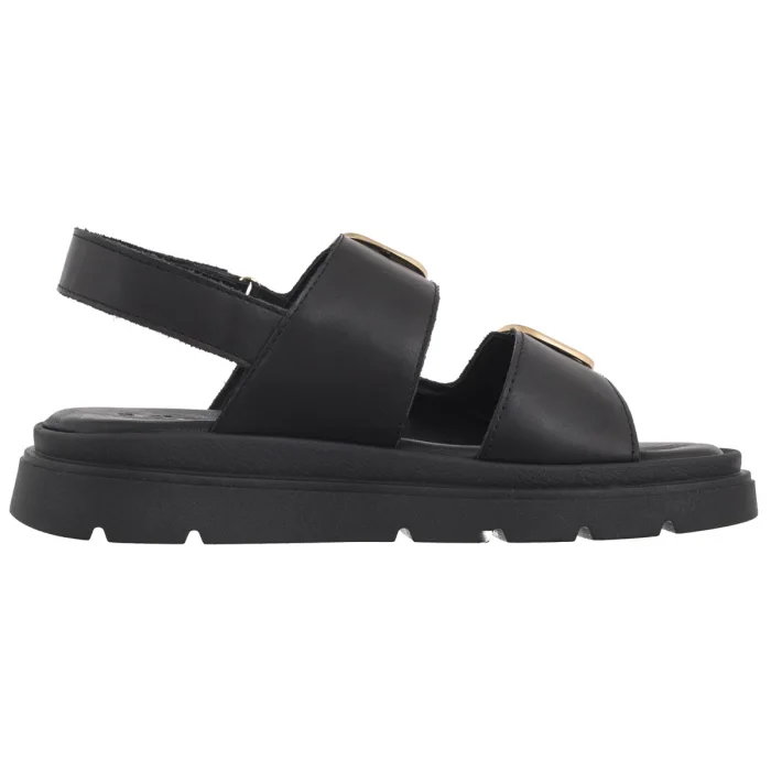 Sandały Tamaris Czarne 1-28233-44 003 Black Leather – zdjęcie 3
