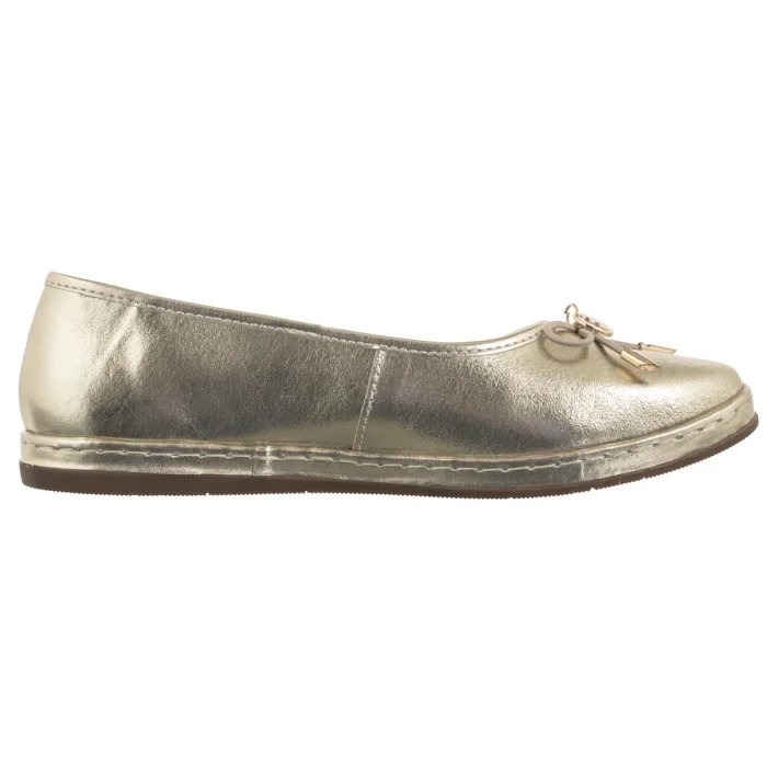 Baleriny Filippo Złote DP6856/25 GO – zdjęcie 3