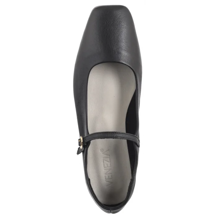 Baleriny Venezia Czarne A041LEBLOBA118 – zdjęcie 6