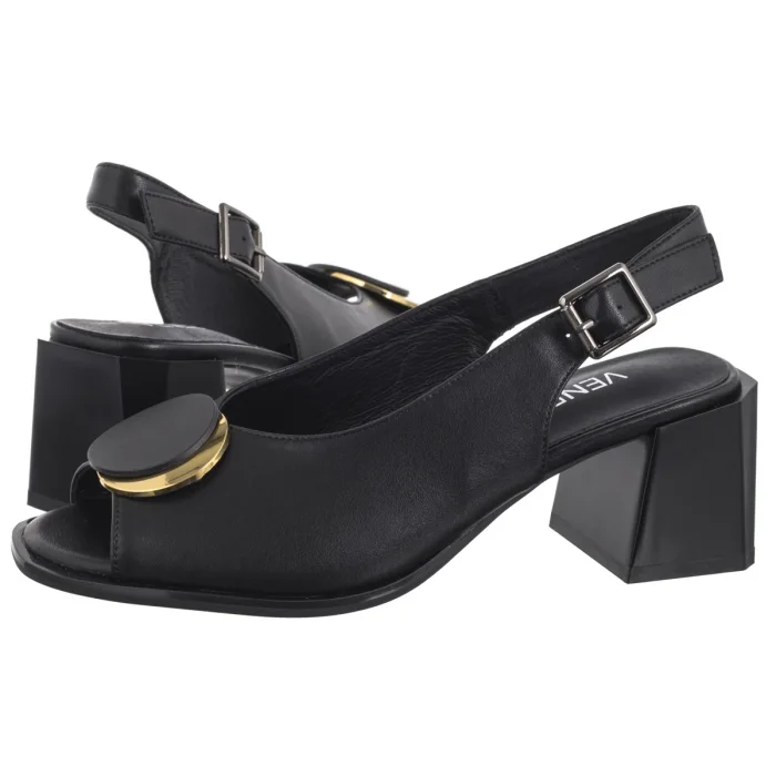 Sandały Venezia Czarne G067LEBLOBS006 – zdjęcie 1