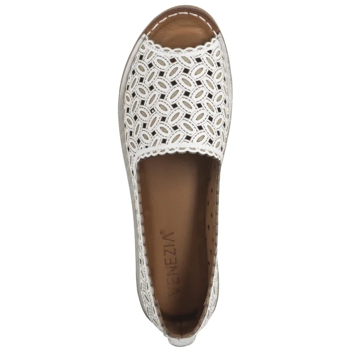 Półbuty Venezia Białe E137LEWHOBM029 – zdjęcie 6