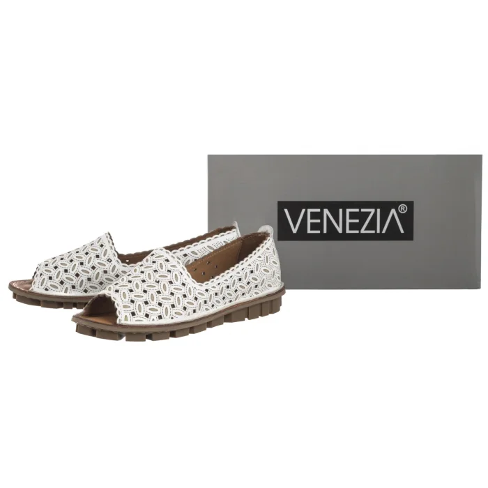 Półbuty Venezia Białe E137LEWHOBM029 – zdjęcie 8