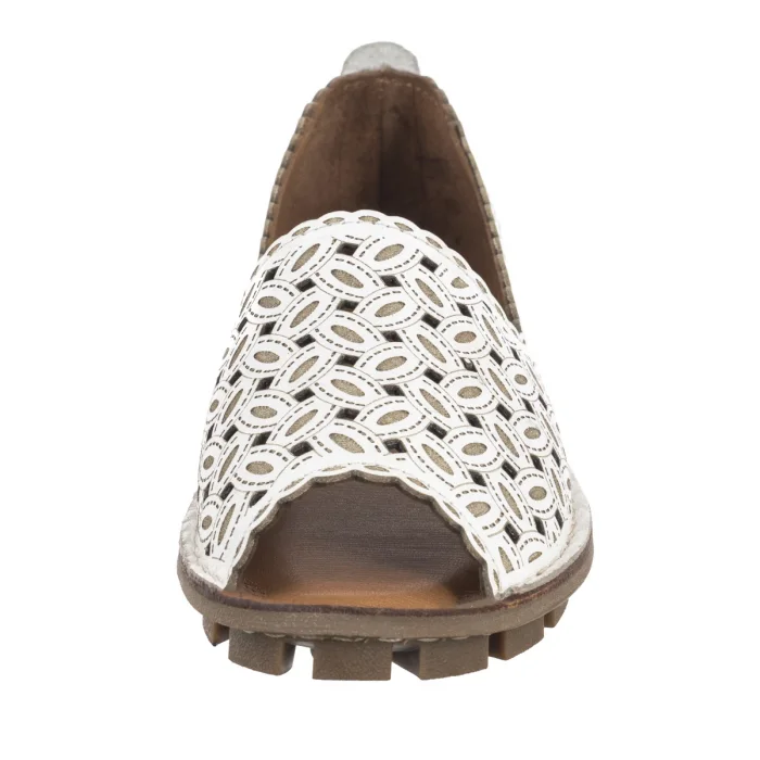 Półbuty Venezia Białe E137LEWHOBM029 – zdjęcie 4