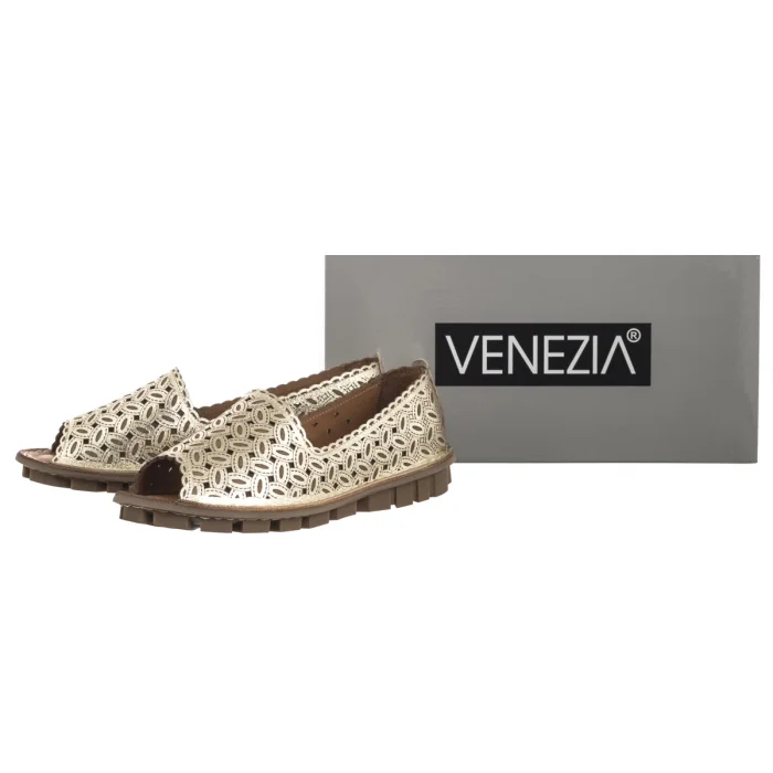 Półbuty Venezia Złote E137LEGOOBM029 – zdjęcie 8