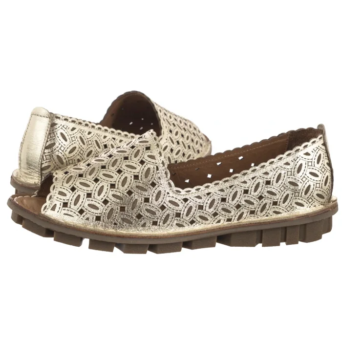 Półbuty Venezia Złote E137LEGOOBM029 – zdjęcie 1