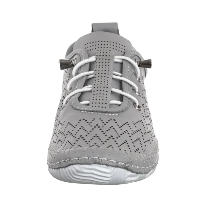 Półbuty Venezia Szare Ażurowe R165LEGEOSP047 – zdjęcie 4