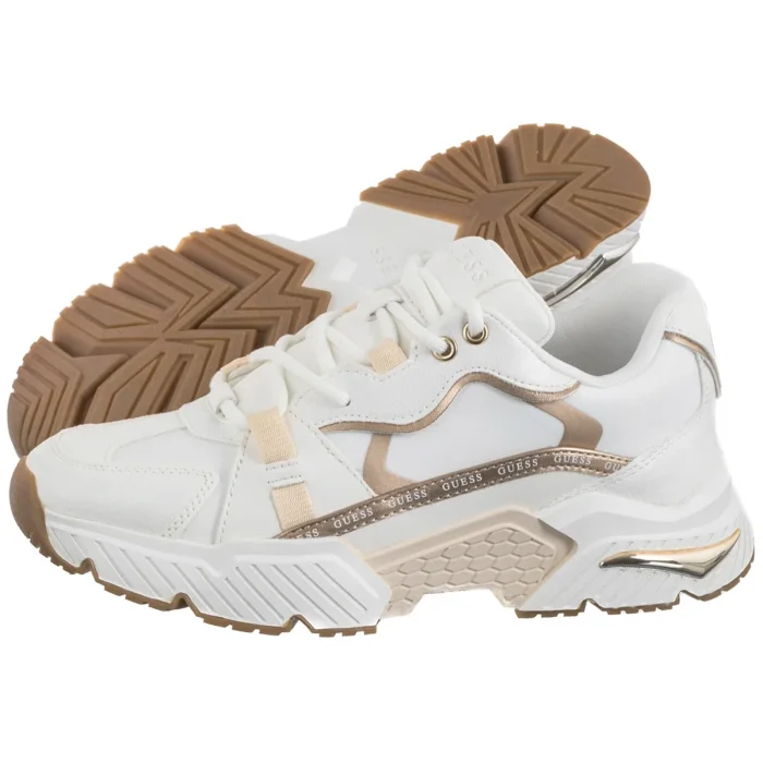 Sneakersy Guess Carrli FLJCR6 ELE12 Gold – zdjęcie 1