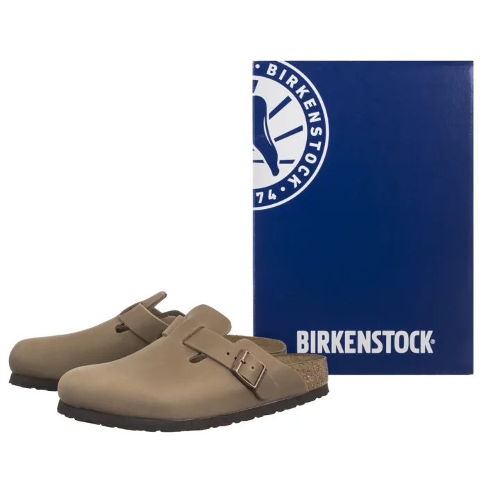 Klapki Birkenstock Boston BS  Soft Footbed Tabacco Brown 1019484 – zdjęcie 8