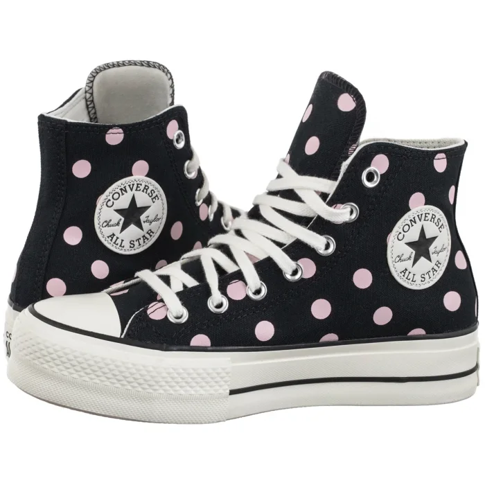 Trampki Converse CTAS Lift Hi Black/Summit Pink/Egret A10688C – zdjęcie 1