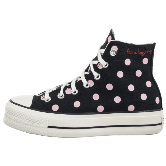 Trampki Converse CTAS Lift Hi Black/Summit Pink/Egret A10688C – zdjęcie 2