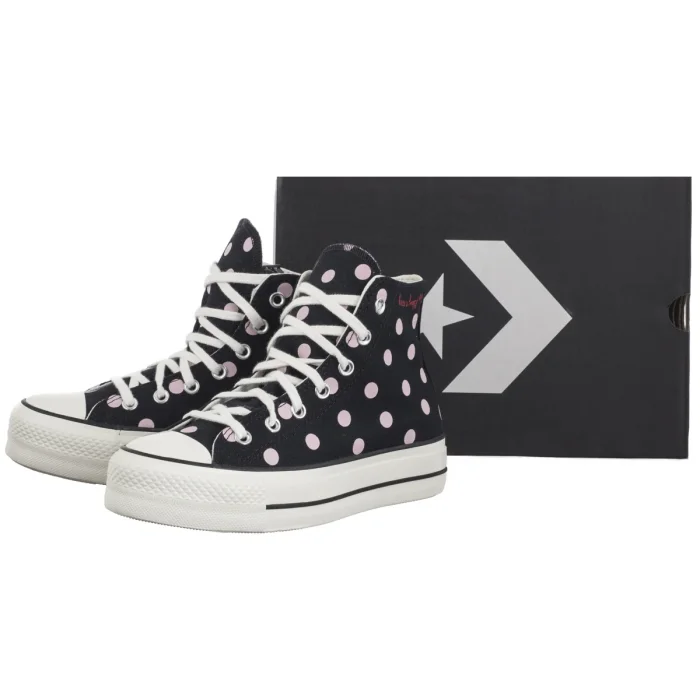 Trampki Converse CTAS Lift Hi Black/Summit Pink/Egret A10688C – zdjęcie 8