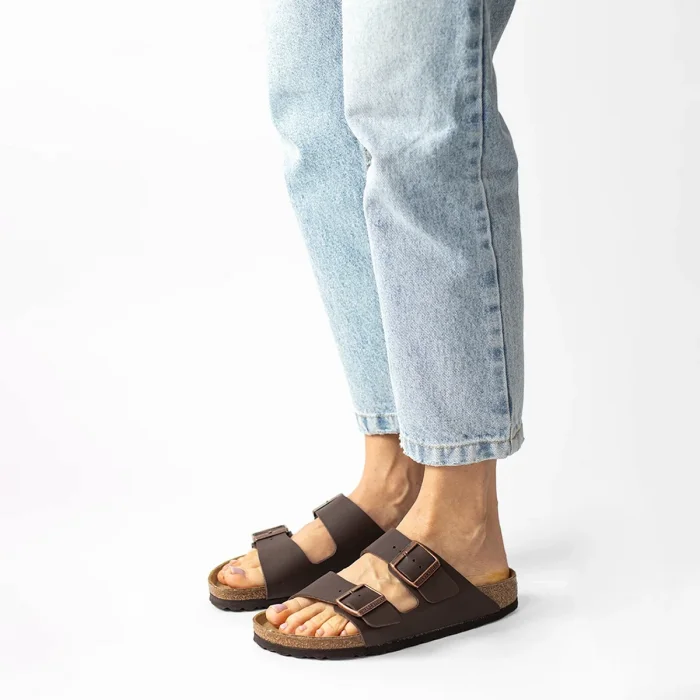 Klapki Birkenstock Arizona Dark Brown 051703 – zdjęcie 2