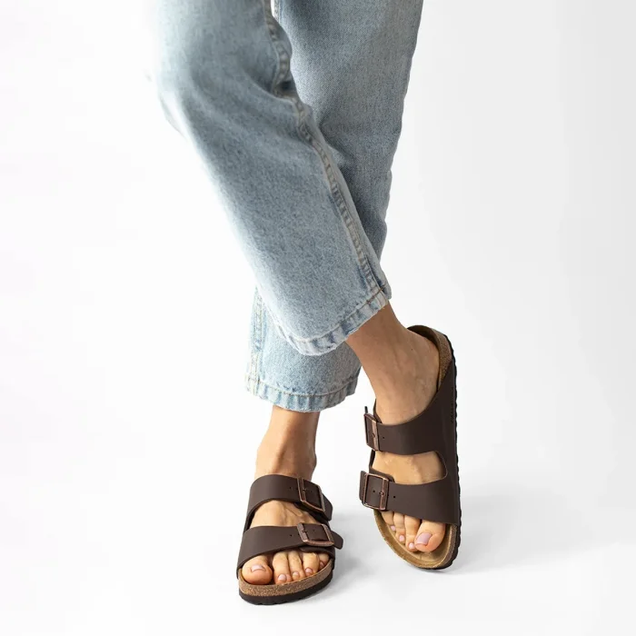 Klapki Birkenstock Arizona Dark Brown 051703 – zdjęcie 3