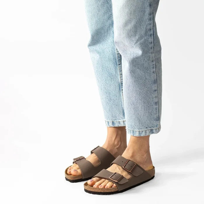 Klapki Birkenstock Arizona BF Nubuk Mocca 151183 – zdjęcie 2