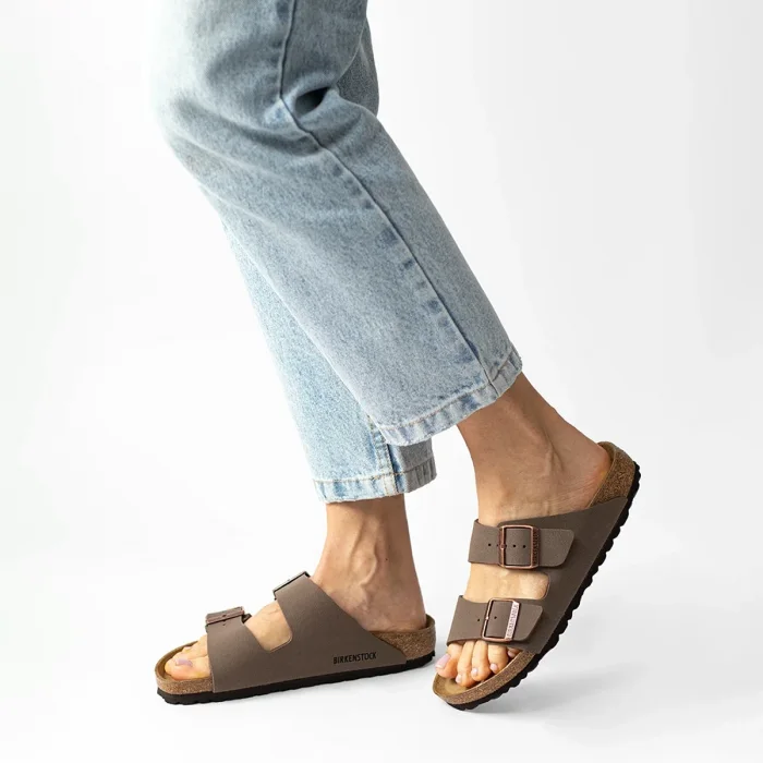 Klapki Birkenstock Arizona BF Nubuk Mocca 151183 – zdjęcie 3