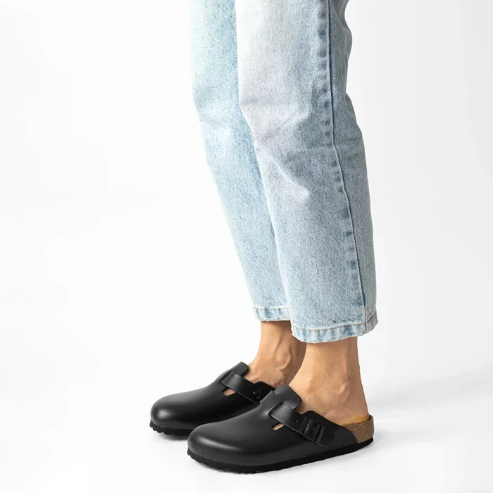 Chodaki Birkenstock Boston Czarne 0060193 – zdjęcie 2