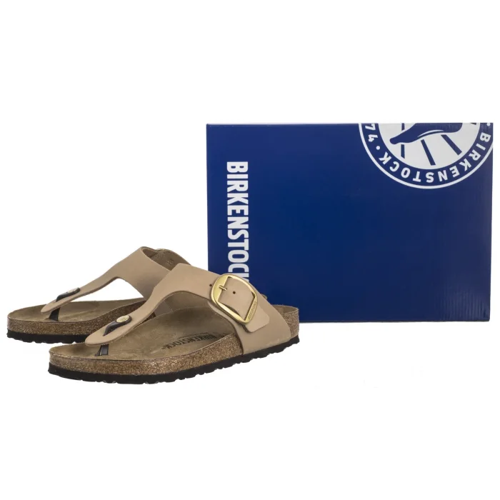 Klapki Birkenstock Gizeh Big Buckle Sandcastle 1023966 – zdjęcie 8