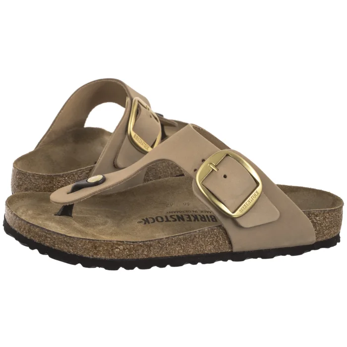 Klapki Birkenstock Gizeh Big Buckle Sandcastle 1023966 – zdjęcie 1