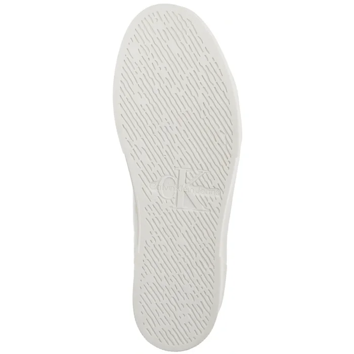 Sneakersy Calvin Klein Flatform+Cupsole Low Txt White YW0YW01033 01T – zdjęcie 8