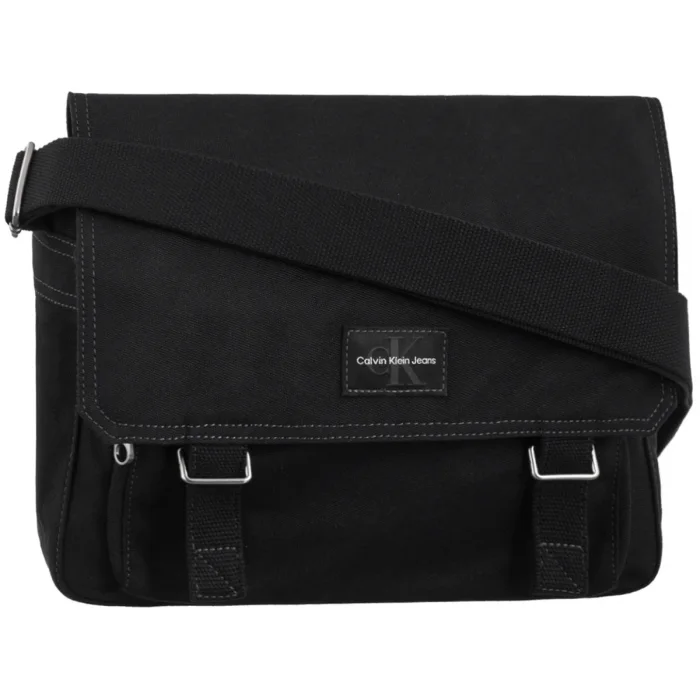 Torebka Listonoszka Calvin Klein Workwear Flap Messenger Na Black LV04G3091G UB1 – zdjęcie 1