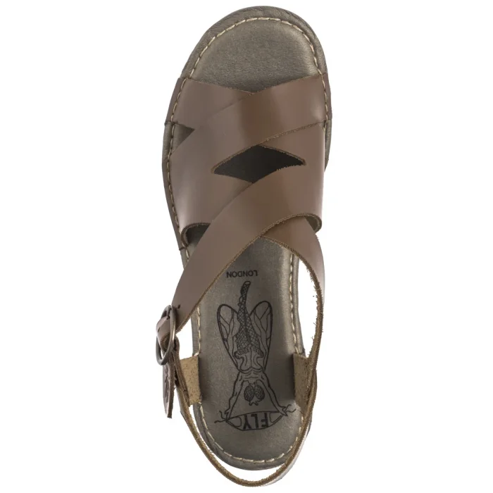 Sandały FLY London Eria Bridle Camel P801536002 – zdjęcie 6