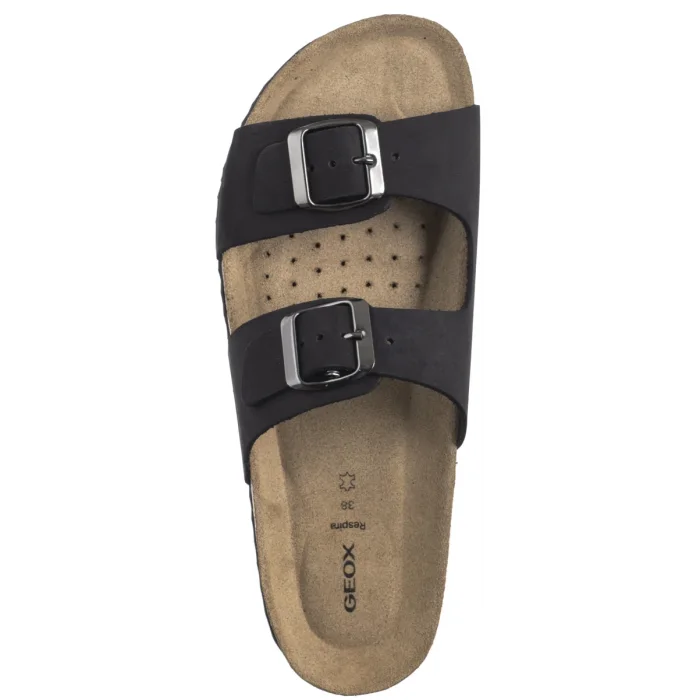 Klapki Geox D Brionia L Black D35LSL 00032 C9999 – zdjęcie 6