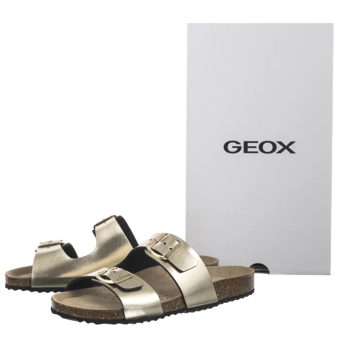 Klapki Geox D Brionia L Lt Gold D35LSL 000BN C2012 – zdjęcie 8