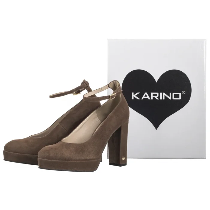 Czółenka Karino Brązowe 5223/015-P – zdjęcie 8