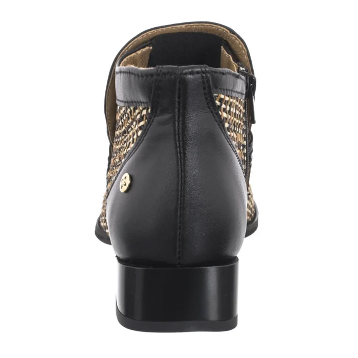 Botki Maciejka Czarne+Beż 06934-39/00-1  – zdjęcie 5