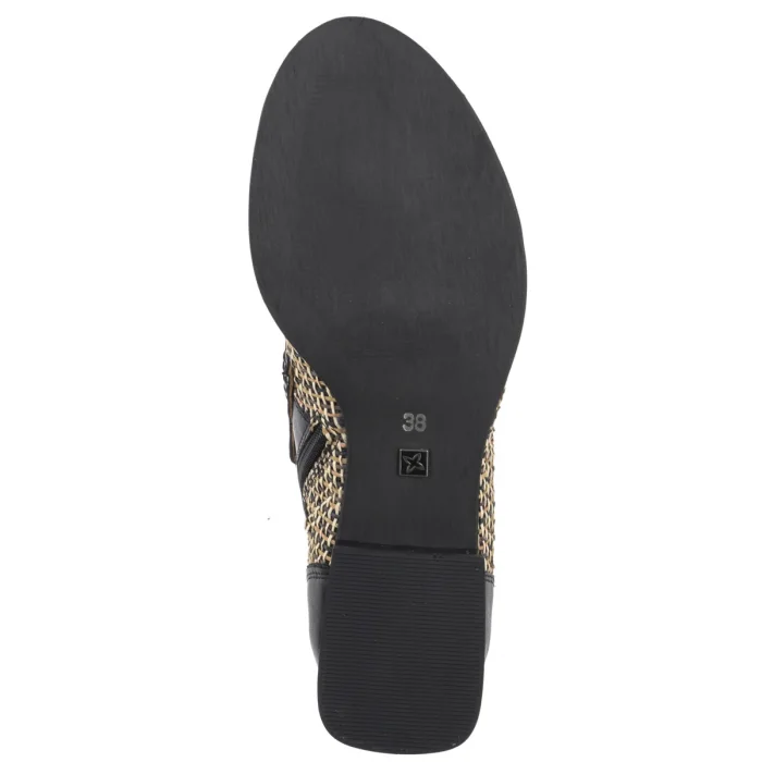 Botki Maciejka Czarne+Beż 06934-39/00-1  – zdjęcie 7