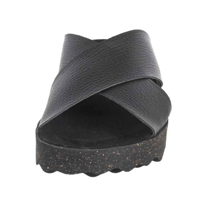 Klapki Asportuguesas Cross L Eco Leat Black P018276000