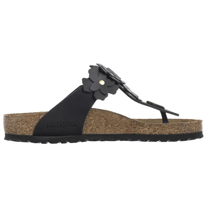 Japonki Birkenstock Gizeh Flower Embellishment Black 1026693 – zdjęcie 3