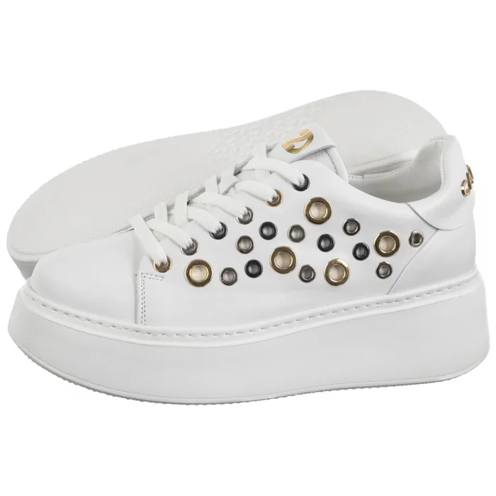 Sneakersy Carinii Białe B10047__-L46-000-000-F69 – zdjęcie 1