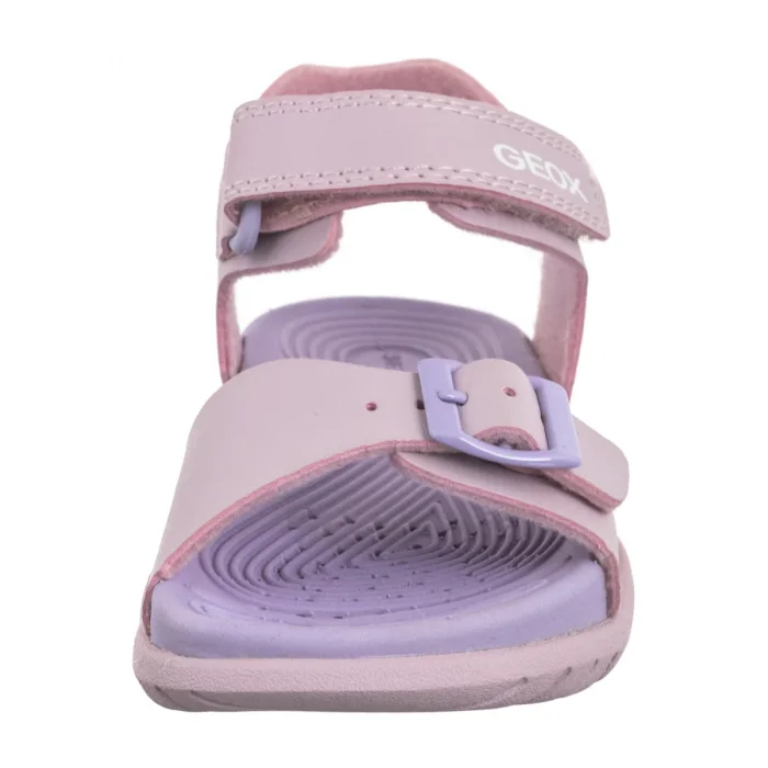 Sandałki Geox J Sandal Fusbetto G. A Lt Pink/Lilac J35HQA 000BC C8057 – zdjęcie 4