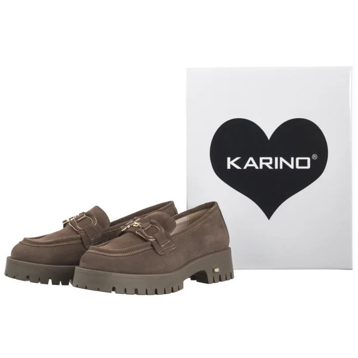 Mokasyny Karino Brązowe 5260/015-P – zdjęcie 8