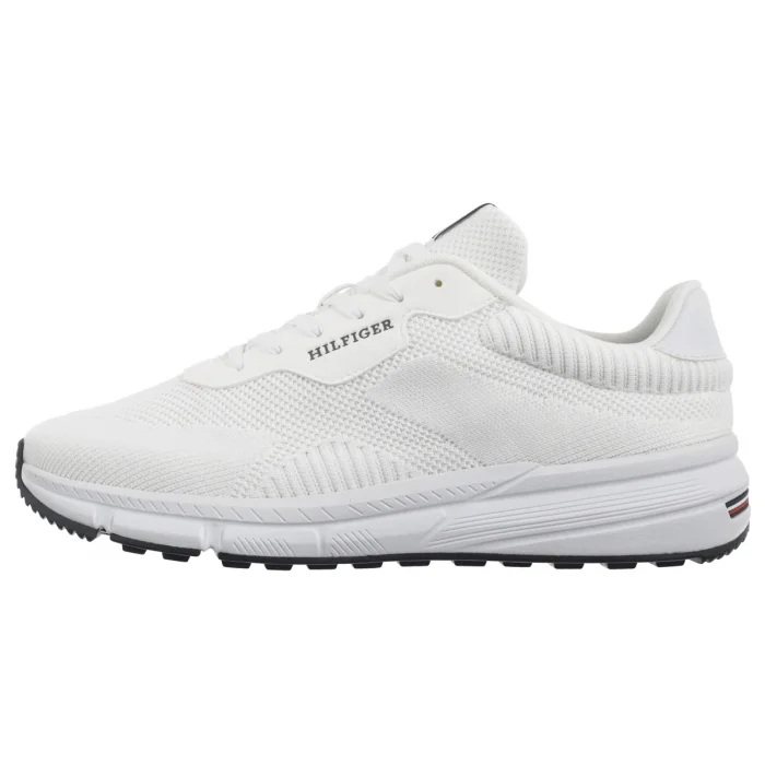 Sneakersy Tommy Hilfiger Lightweight Rwb Knit White FM0FM05423 YBS – zdjęcie 3