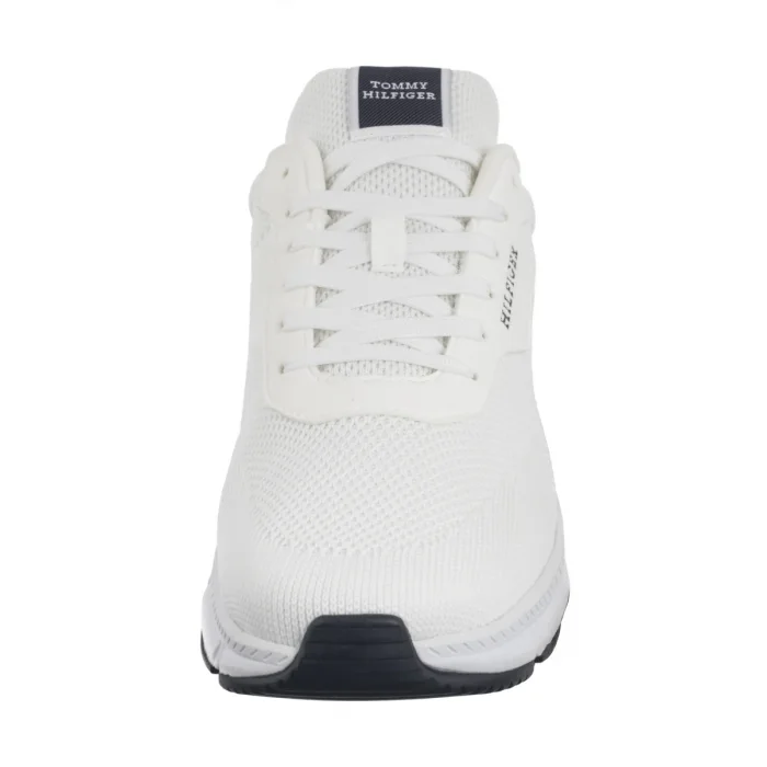 Sneakersy Tommy Hilfiger Lightweight Rwb Knit White FM0FM05423 YBS – zdjęcie 5