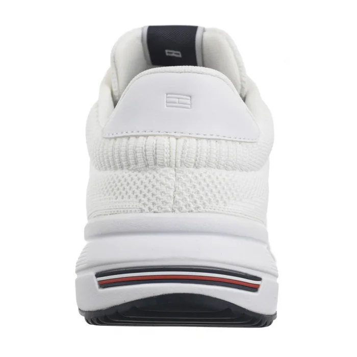 Sneakersy Tommy Hilfiger Lightweight Rwb Knit White FM0FM05423 YBS – zdjęcie 6