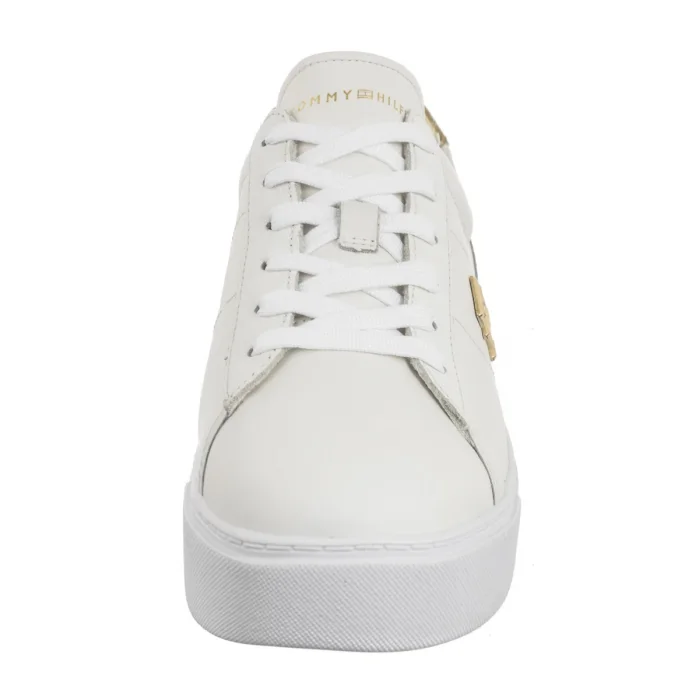 Sneakersy Tommy Hilfiger Platform Court Sneaker Metallics White FW0FW08648 YBS – zdjęcie 5