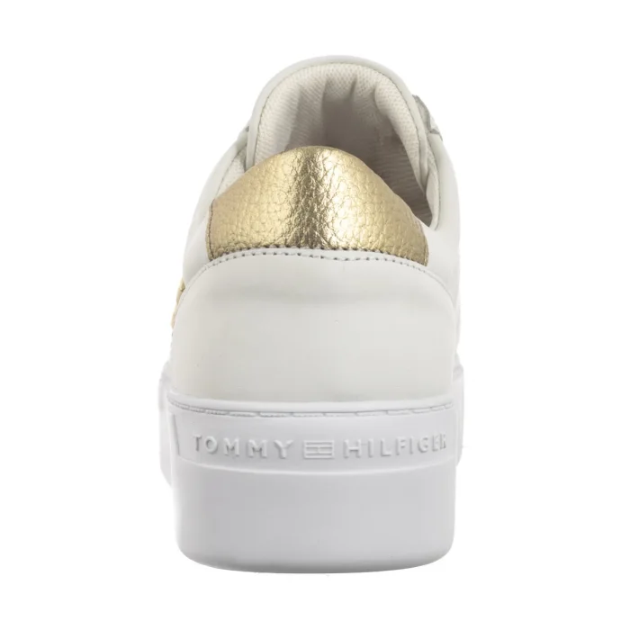 Sneakersy Tommy Hilfiger Platform Court Sneaker Metallics White FW0FW08648 YBS – zdjęcie 6