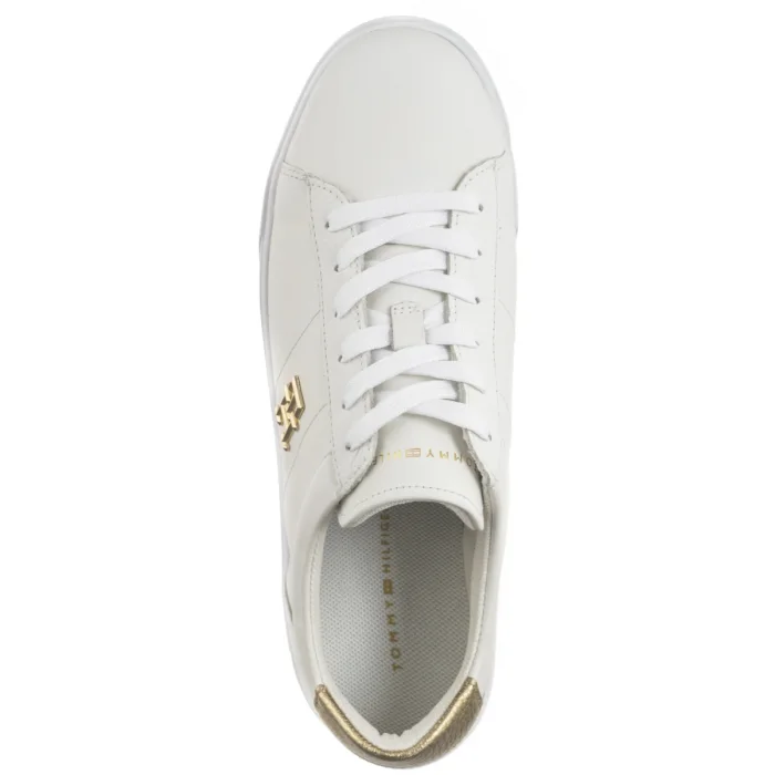 Sneakersy Tommy Hilfiger Platform Court Sneaker Metallics White FW0FW08648 YBS – zdjęcie 7