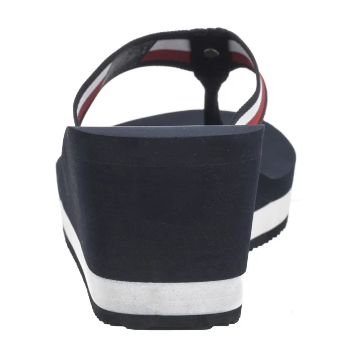 Japonki Tommy Hilfiger TH Corporate Wedge Beach Sandal Space Blue FW0FW08520 DW6 – zdjęcie 5