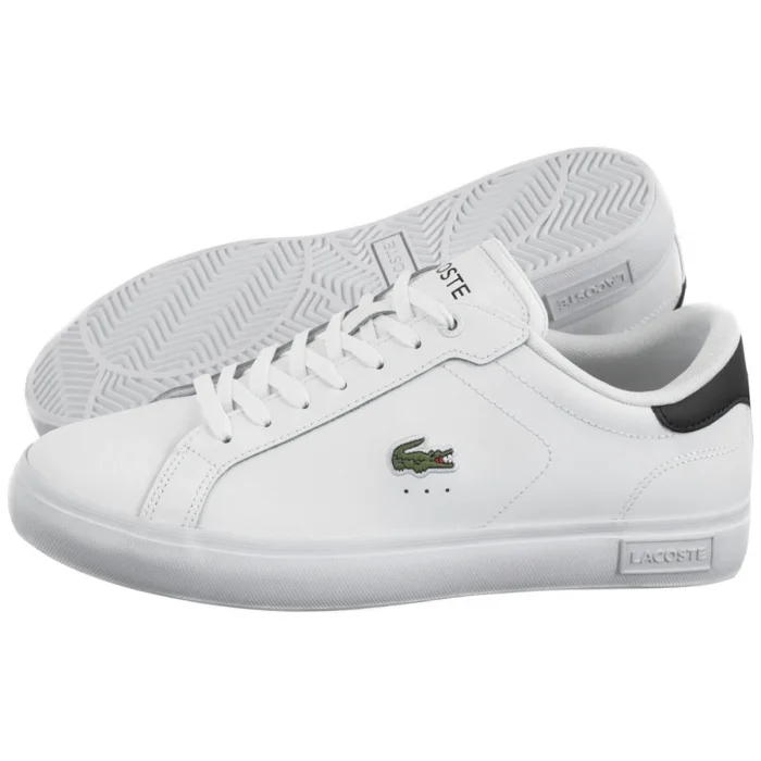 Sneakersy Lacoste Powercourt 125 2 SMA Wth/Blk 749SMA0081147 – zdjęcie 1