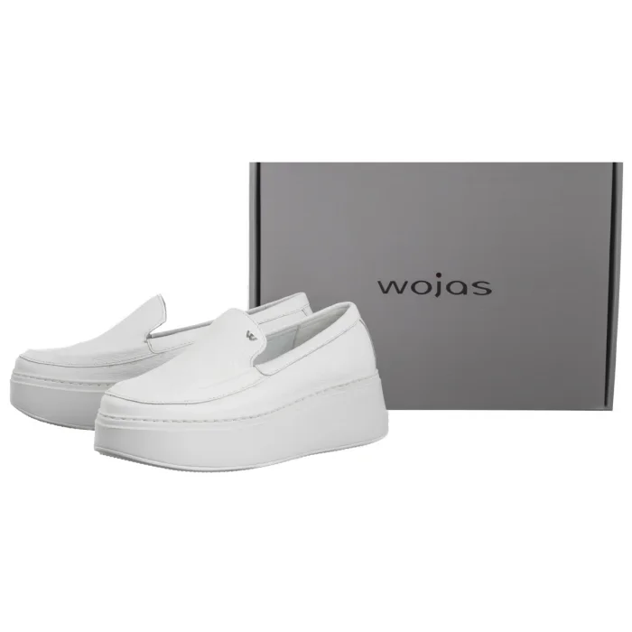 Półbuty Wojas Białe 46345-59 – zdjęcie 8