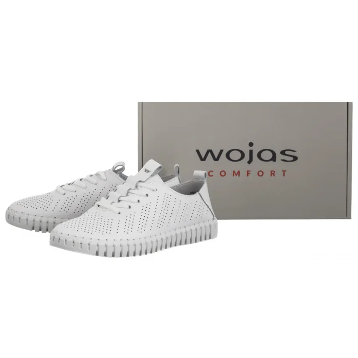 Półbuty Wojas Białe 46267-50 – zdjęcie 8