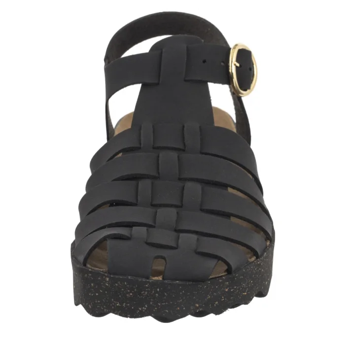 Sandały Asportuguesas Calix L Eco Nubu Black P018277000 – zdjęcie 4